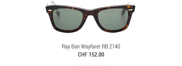 Ray Ban Wayfarer RB 2140 CHF 152.00