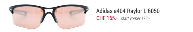 Reduzierter Preis auf Adidas Sportbrille in schwarz mit LST Spezialgläser