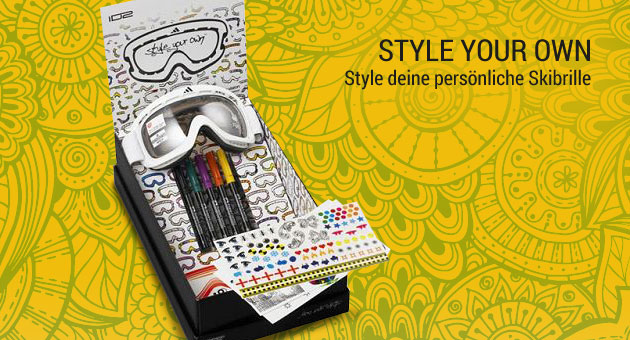 Style deine persönliche Skibrille mit der Adidas Originals ID2