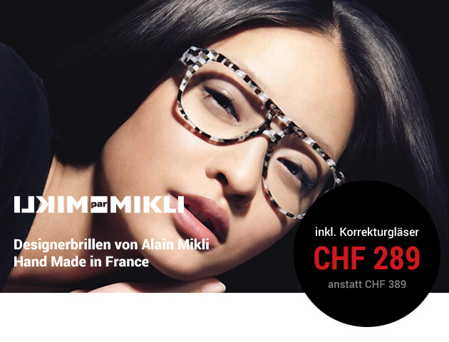 Designerbrillen Hand Made France für CHF 289 anstatt CHF 389